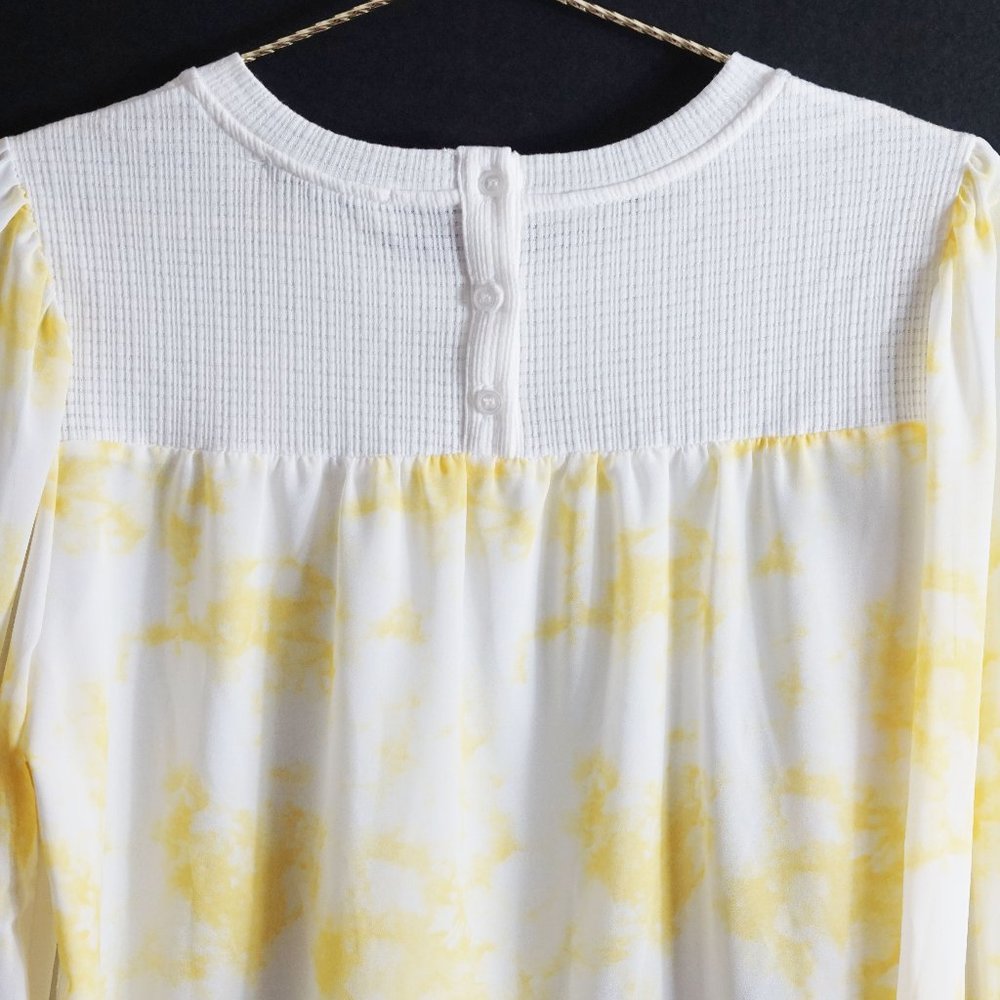 Anthropologie Arden Tie-Dyed Pullover in Cream M - Picture 7 of 7